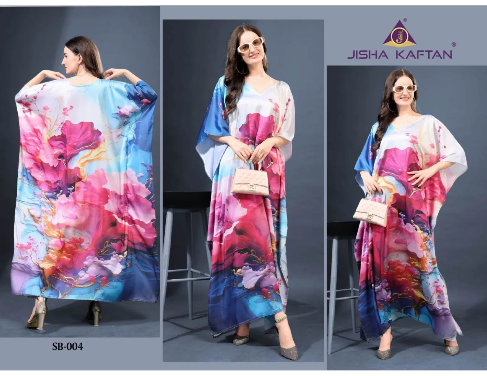 Jisha Satin Breeze Vol 1 Poly Japan Satin Kaftan Wholesale Shop In Surat